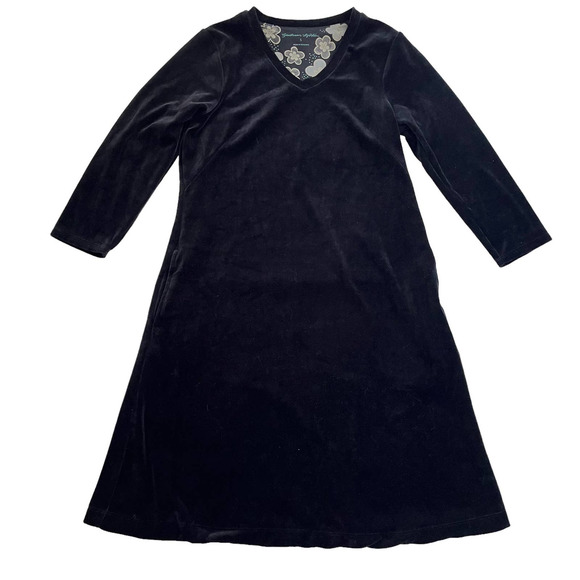 GUDRUN SJODEN LONG SLEEVE BLACK DRESS WITH POCKETS NEW with Tags Women Size S - Picture 5 of 14